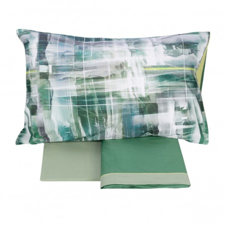 Completo lenzuola singolo Fazzini Gen Z Verde
