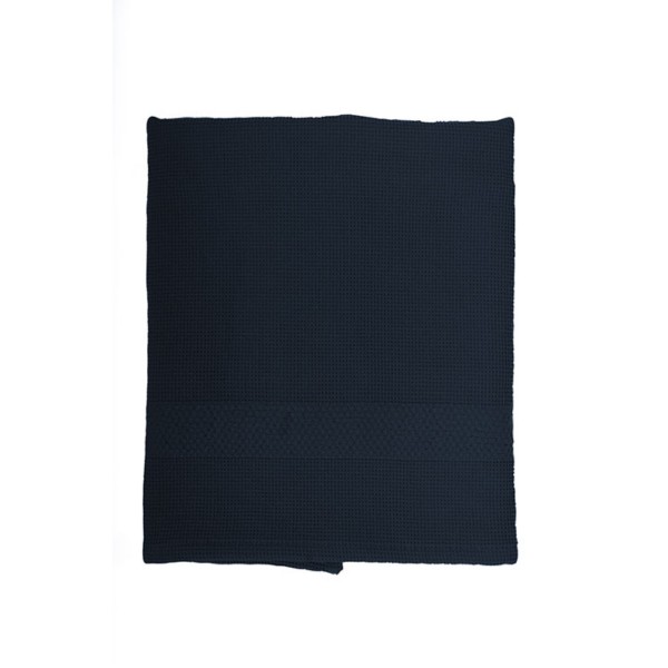 Telo bagno a nido d'ape Cavalieri Morgan navy