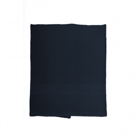 Telo bagno a nido d'ape Cavalieri Morgan navy