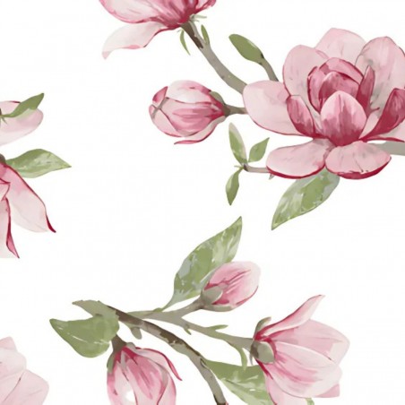 Completo lenzuola matrimoniale Egiziano Magnolie blush