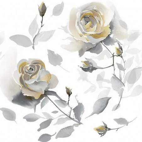 Parure copripiumino matrimoniale Egiziano Rosaire giallo