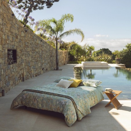 Completo lenzuola matrimoniale Fazzini Oriental Dream surf