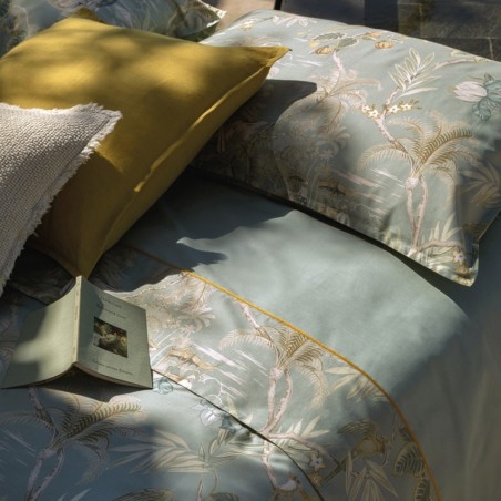 Completo lenzuola matrimoniale Fazzini Oriental Dream surf