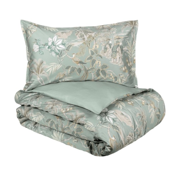 Parure copripiumino matrimoniale Fazzini Oriental Dream surf