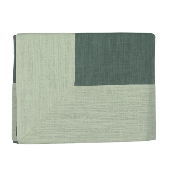 Tovaglia cm 145x220 Fazzini Cornici grigio + travertino