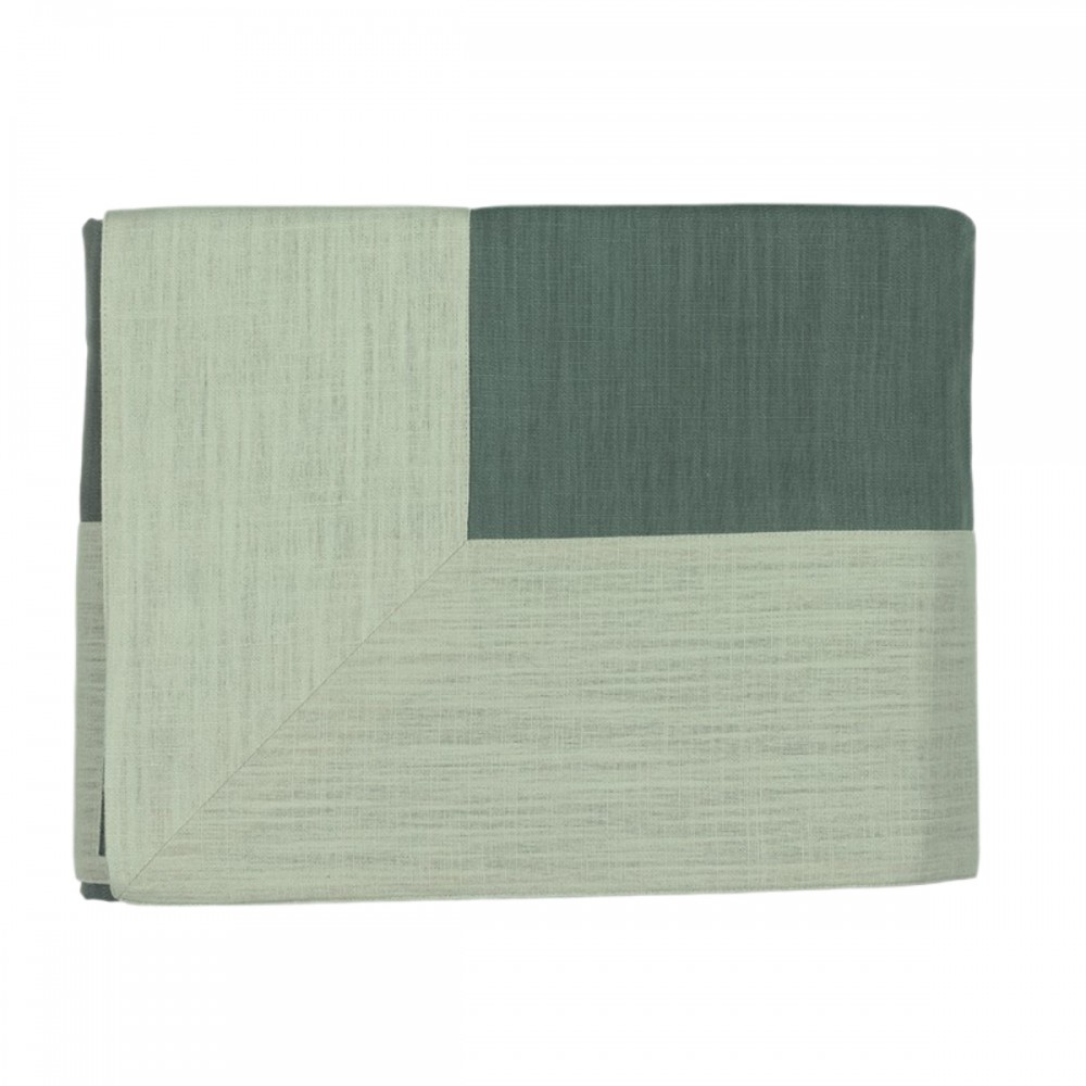 Tovaglia cm 145x220 Fazzini Cornici grigio + travertino