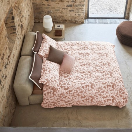 Completo lenzuola matrimoniale Fazzini Lunaria rosa