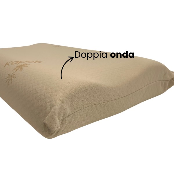 Cuscino doppia onda Kapok