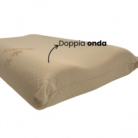 Cuscino doppia onda Kapok