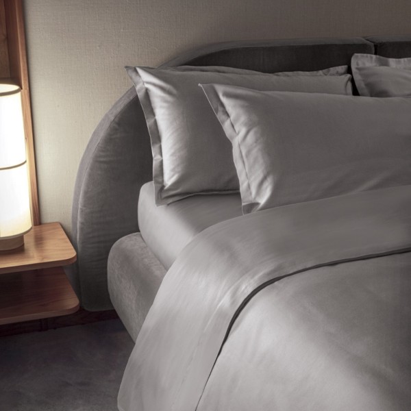 Lenzuolo Sopra letto matrimoniale Fazzini Trecento colore Grigio