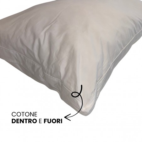 Cuscino in cotone dentro e fuori