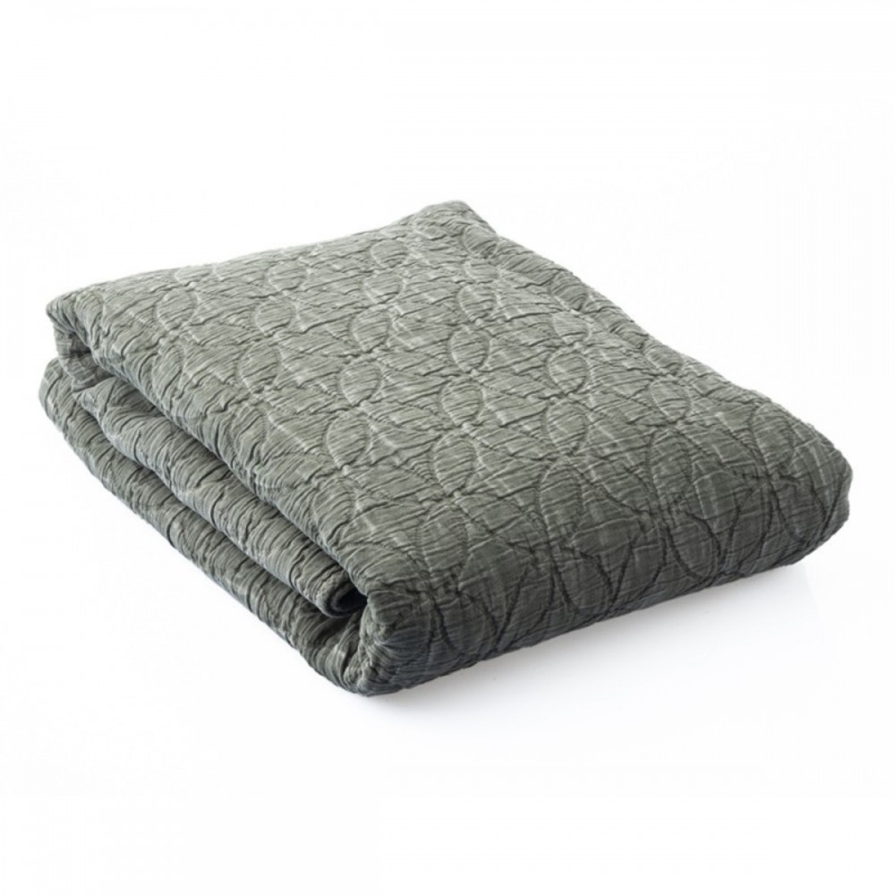 Copriletto 180x260 Uno Beira Green