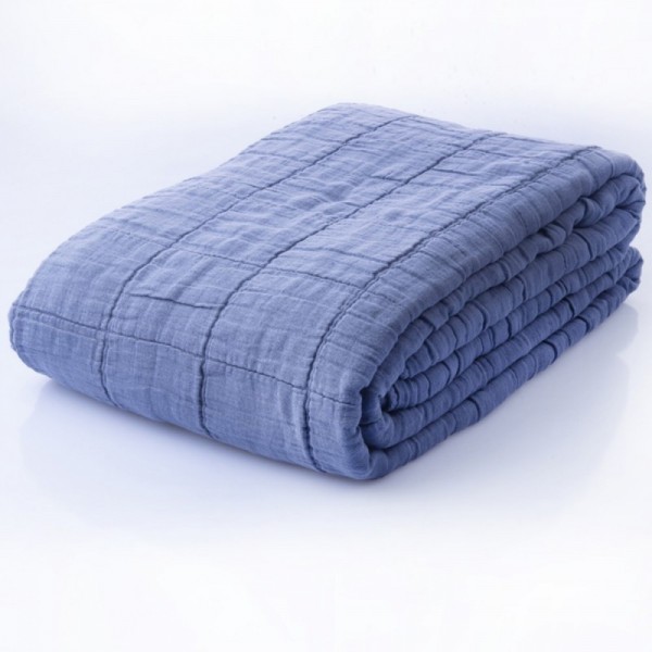 Copriletto 260x260 Uno Azzorre Blue