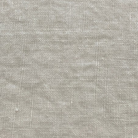 Completo lenzuola matrimoniale in lino Uno Jenny Beige