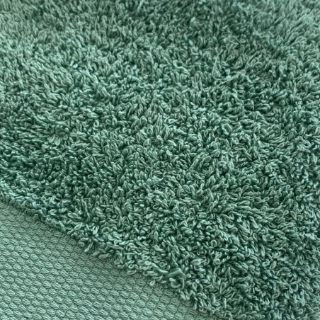 Coppia asciugamani viso + ospite Andrea Home JSuperSoft Muschio