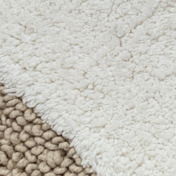 Tappeto bagno Cavalieri Shade 70x130 cm colore Avorio - Beige