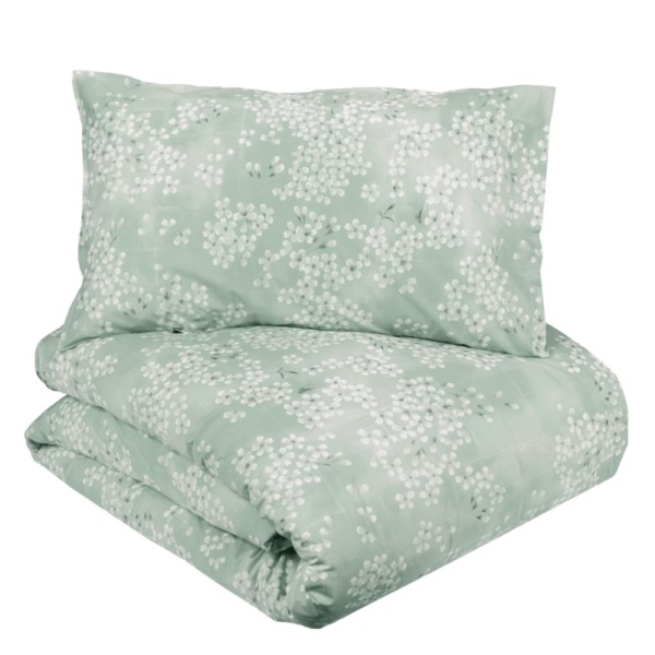 Parure copripiumino matrimoniale Fazzini Kimono gray green