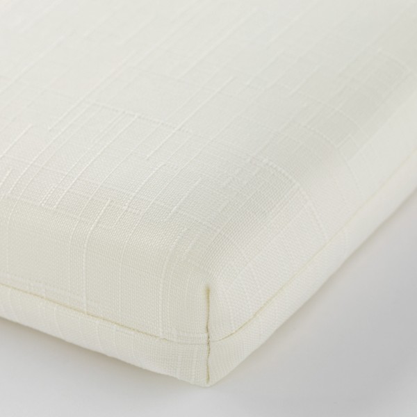 Cuscino da sedia 40x40 anti macchia Carillo Daily Bianco