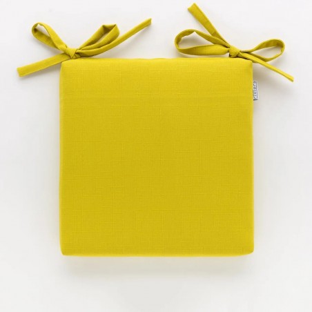 Cuscino da sedia 40x40 anti macchia Carillo Daily Senape