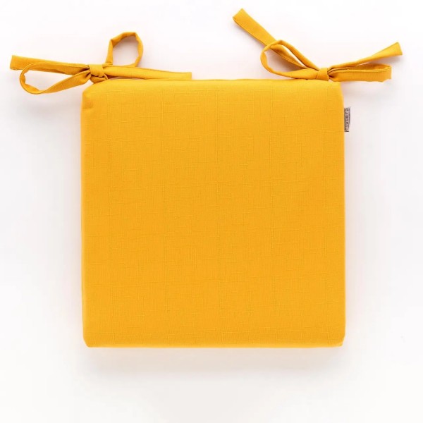 Cuscino da sedia 40x40 anti macchia Carillo Daily Ocra