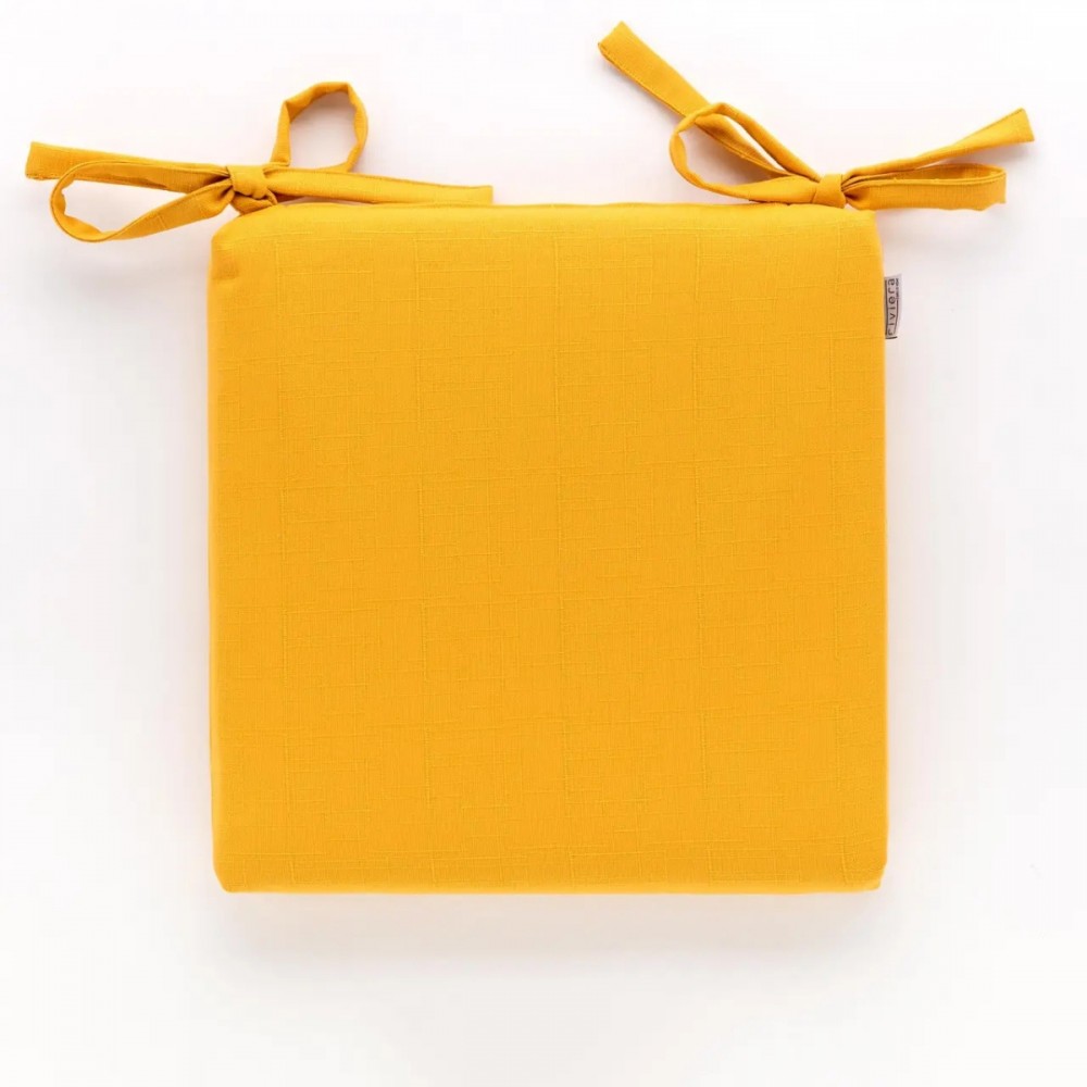 Cuscino da sedia 40x40 anti macchia Carillo Daily Ocra