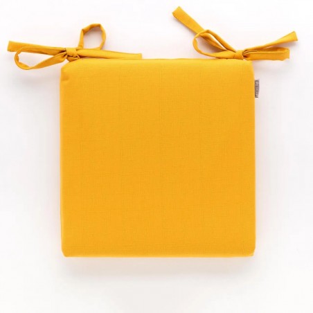 Cuscino da sedia 40x40 anti macchia Carillo Daily Ocra