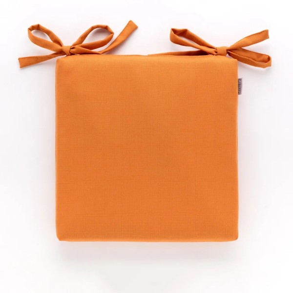 Cuscino da sedia 40x40 anti macchia Carillo Daily Carota