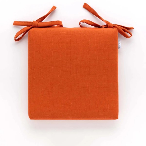 Cuscino da sedia 40x40 anti macchia Carillo Daily Ruggine