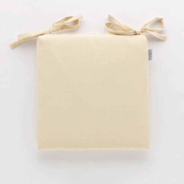 Cuscino da sedia 40x40 anti macchia Carillo Daily Avorio