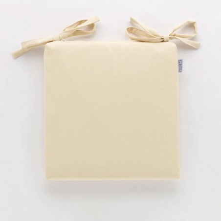 Cuscino da sedia 40x40 anti macchia Carillo Daily Avorio