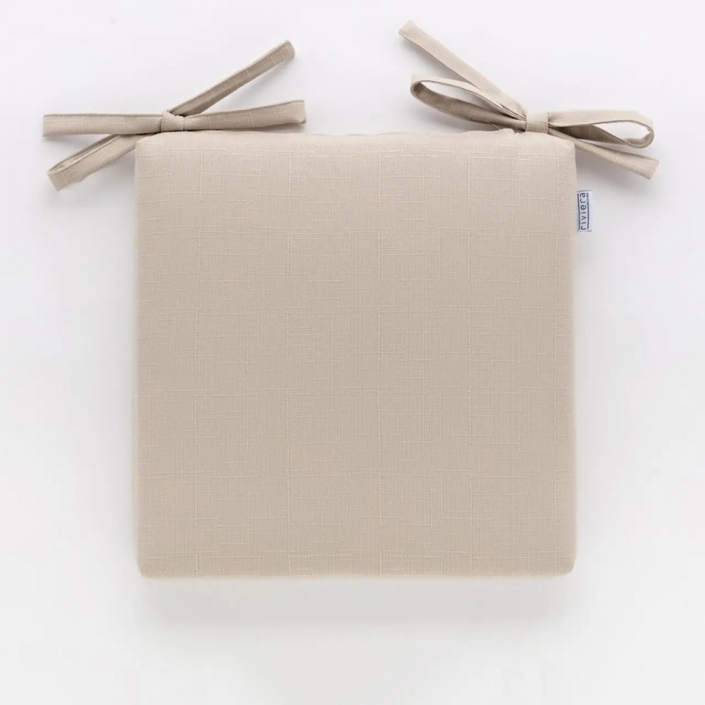 Cuscino da sedia 40x40 anti macchia Carillo Daily Tortora