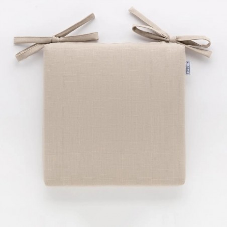 Cuscino da sedia 40x40 anti macchia Carillo Daily Tortora