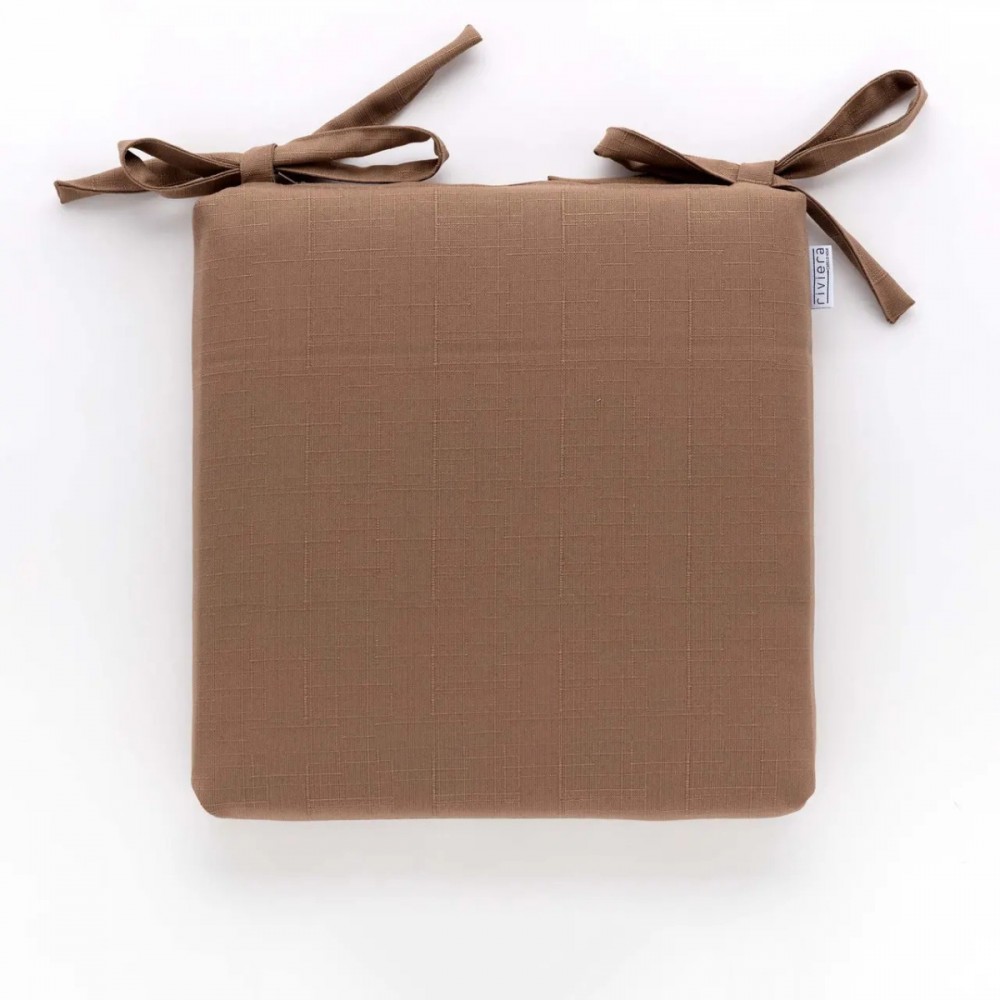Cuscino da sedia 40x40 anti macchia Carillo Daily Cioccolato