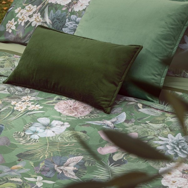 Completo lenzuola Matrimoniale Fazzini protea verde