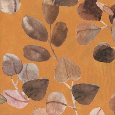 Parure copripiumino Matrimoniale Fazzini sabi sabi zucca-nocciola