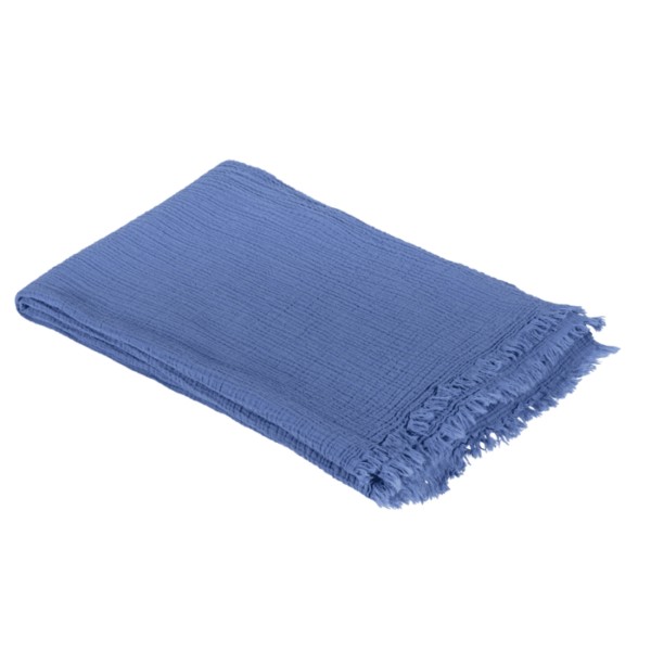 Copriletto matrimoniale Fazzini Criss Cross Blu