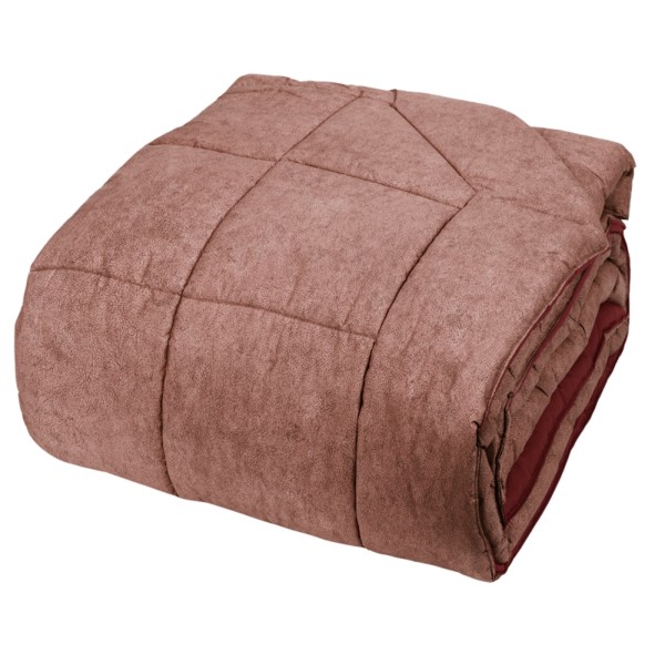 Trapunta Matrimoniale Fazzini galuchat burgundy