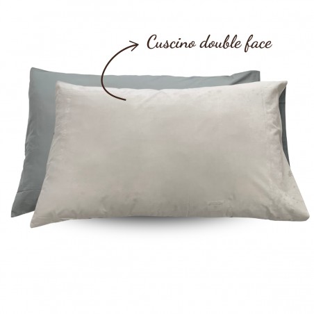Completo lenzuola singolo Bicolor colore Grey