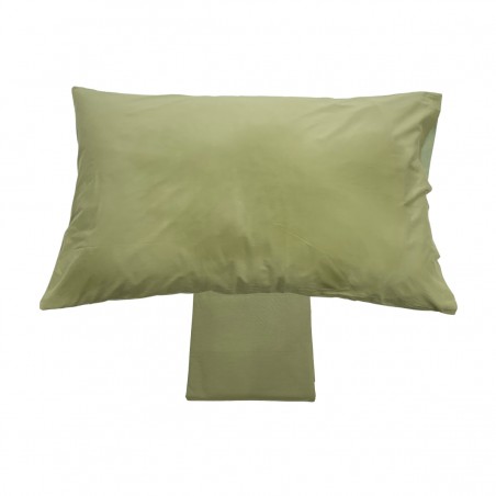 Completo lenzuola singolo Bicolor colore Greeny