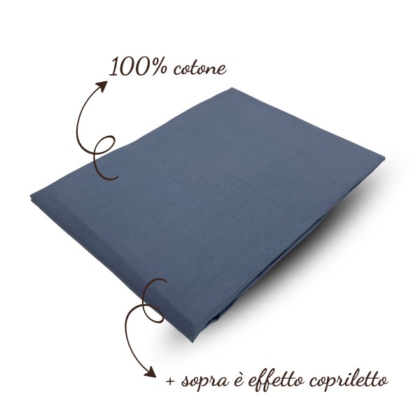 Completo lenzuola singolo Bicolor colore Royals