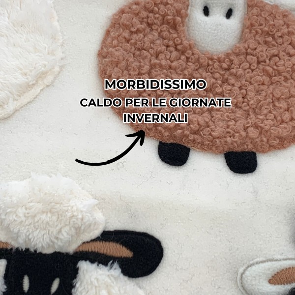 Plaid cm 160x180 MaryPlaid magnolia milk