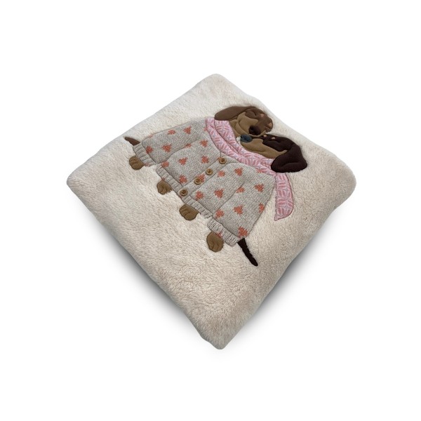 Plaid cm 150x180 MaryPlaid magnolia cachemire