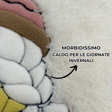 Plaid 150x180 MaryPlaid ciliegio colore milk