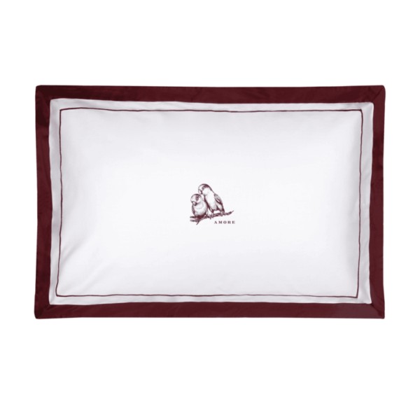 Coppia Federe Fazzini Jungle Inseparabili Amore Burgundy