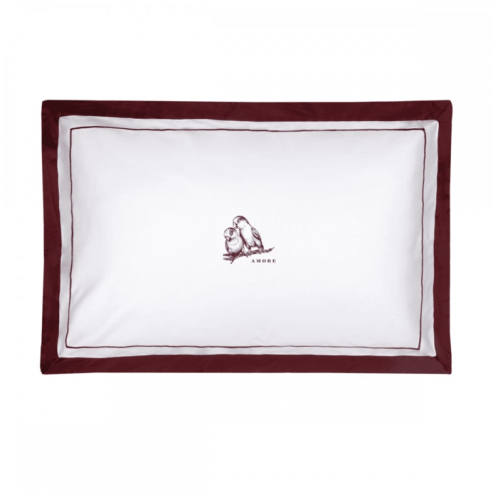 Coppia Federe Fazzini Jungle Inseparabili Amore Burgundy