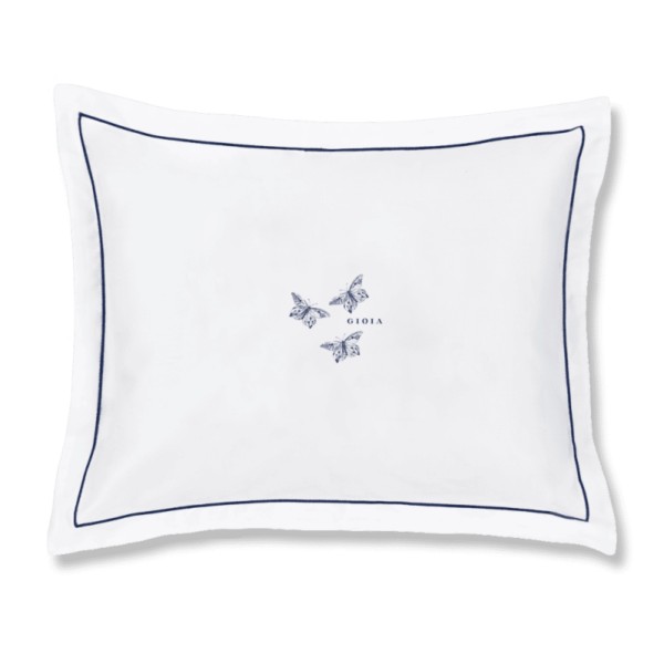 Cuscino Arredo cm 40x30 Fazzini Jungle Farfalla Gioia Blu