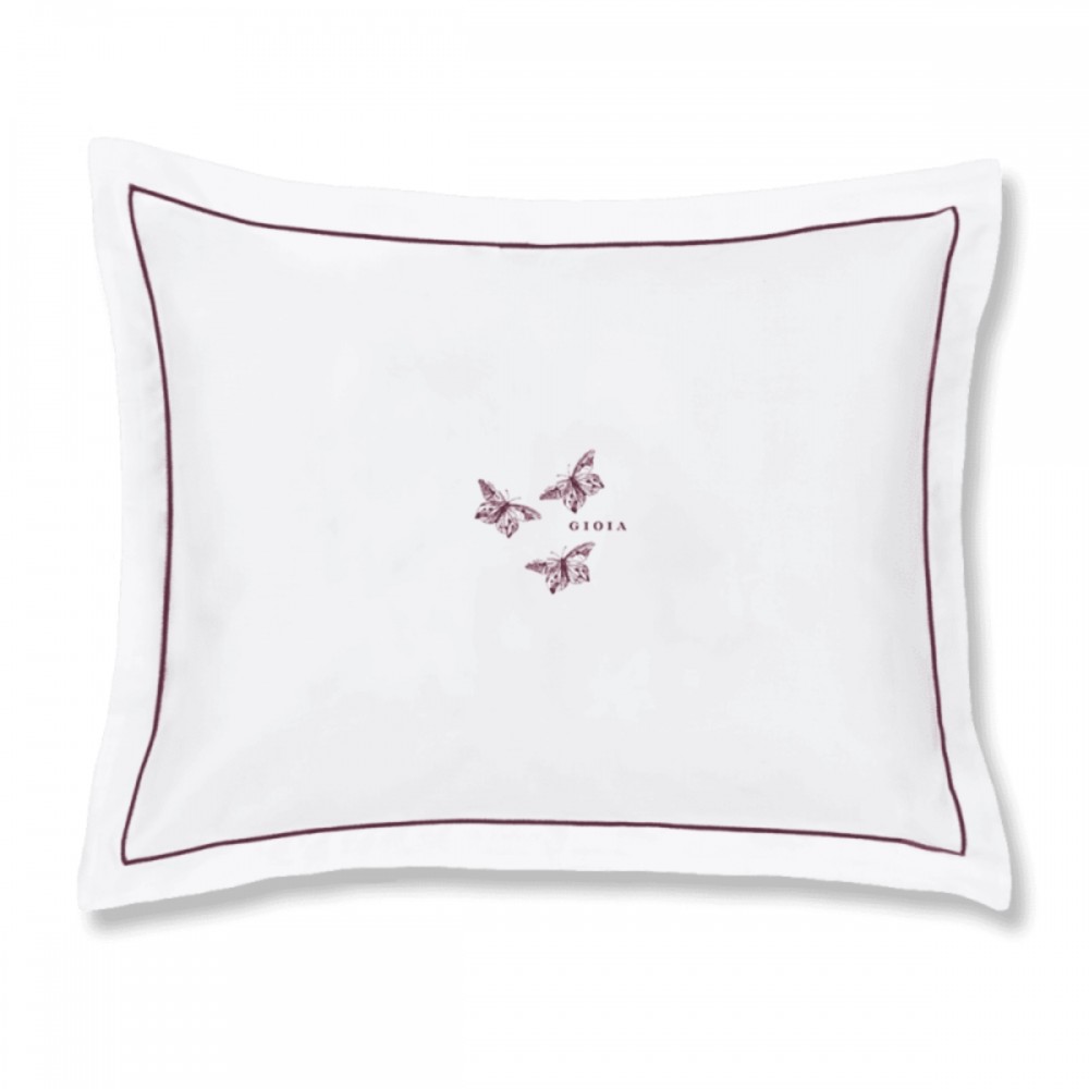 Cuscino Arredo cm 40x30 Fazzini Jungle Farfalla Gioia Burgundy