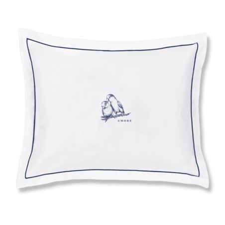 Cuscino Arredo cm 40x30 Fazzini Jungle Inseparabili Amore Blu