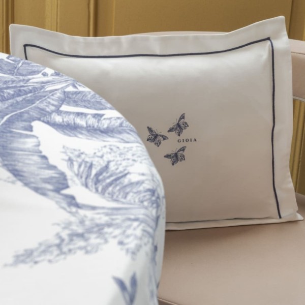Cuscino Arredo cm 40x30 Fazzini Jungle Inseparabili Amore Blu