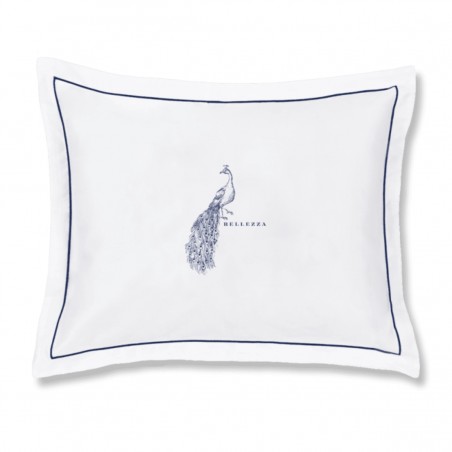 Cuscino Arredo cm 40x30 Fazzini Jungle Pavone Bellezza Blu